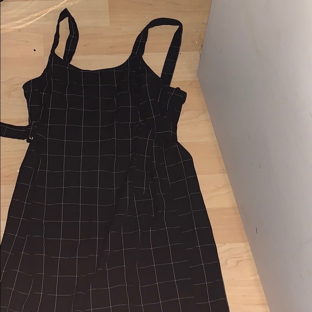 Forever21 striped jumpsuit